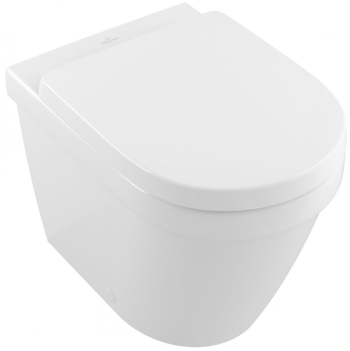 Miska WC ceramiczna stojąca z powłoką CeramicPlus VILLEROY & BOCH Architectura lejowa 37 x 54 cm weiss alpin | 5690R0R1