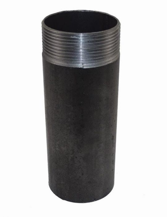 Króciec gwintowany jednostronnie stalowy czarny GZ 1" x 200 mm
