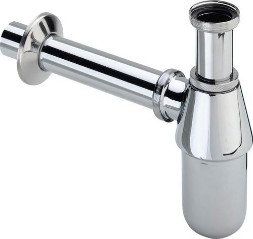 Syfon butelkowy VIEGA 5763 mosiężny 1 1/2" DN 40 chrom | 125844