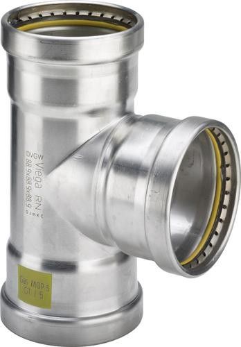 Trójnik ze stali nierdzewnej 108x108x108 mm Sanpress Inox G 0218XL