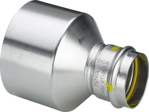 Złączka redukcyjna ze stali nierdzewnej 108x76,1x102 mm Sanpress Inox G 0215.1XL