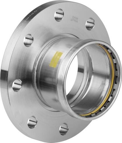 Przejście kołnierzowe ze stali nierdzewnej przyłącze zaprasowywane na 8 otworów  DN 100 d108 mm Sanpress Inox G 0259XL
