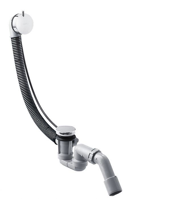 Odpływ wannowy z przelewem, elastyczny HANSGROHE Flexaplus S G 1 1/2" chrom  | 58150000
