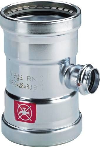 Trójnik równoprzelotowy ze stali ocynk 64 mm Prestabo 1118XL
