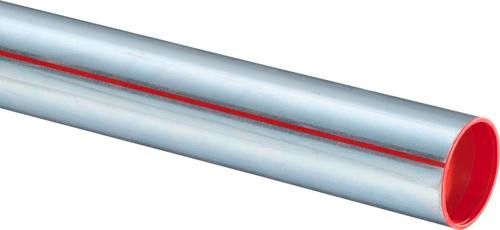 Rura ze stali ocynkowanej z czerwonym korkiem 76,1 x 2 mm 6 m Prestabo 1103XL