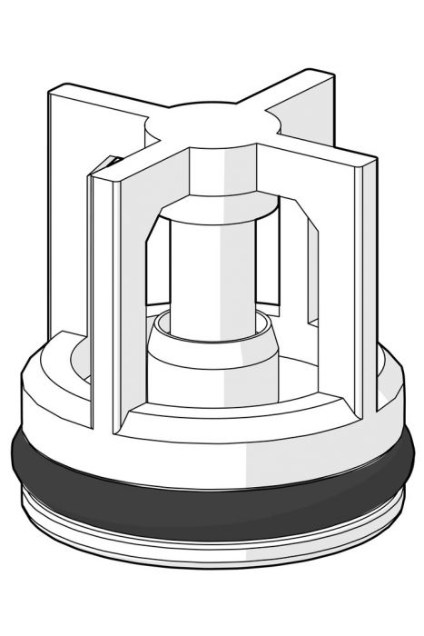 Zawór zwrotny do Electra baterii umywalkowych podtynkowych / Minimat termostatów część zamienna 105 x 75 x 30 mm