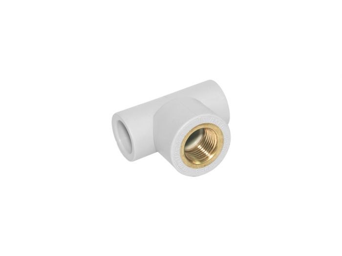 Trójnik z gwintem mosiężnym PP-R 20 x 1/2" GW
