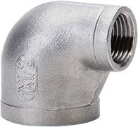 Kolano gwintowany 90° nakrętne stal nierdzewna 316 GW 3/4" x 1/2"