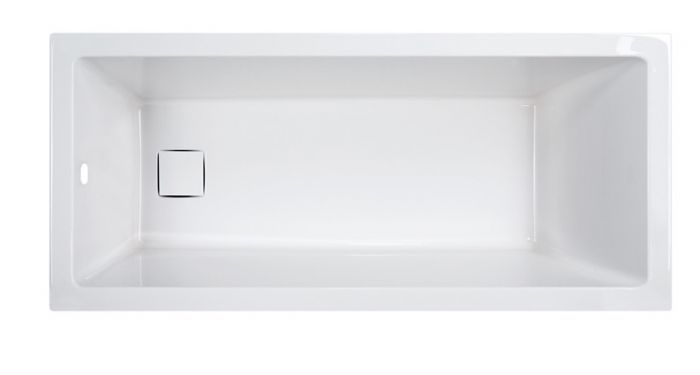 Wanna akrylowa prostokątny SANPLAST Space Line WP/SPACE 75x170+STW 1700 750 mm biała EW z adapterem z pokrywką syfonu | 610100015101000