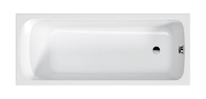 Wanna akrylowa prostokątny SANPLAST WP/BASIC 75x160+STW 1600 750 mm biała EW  | 610450015001000