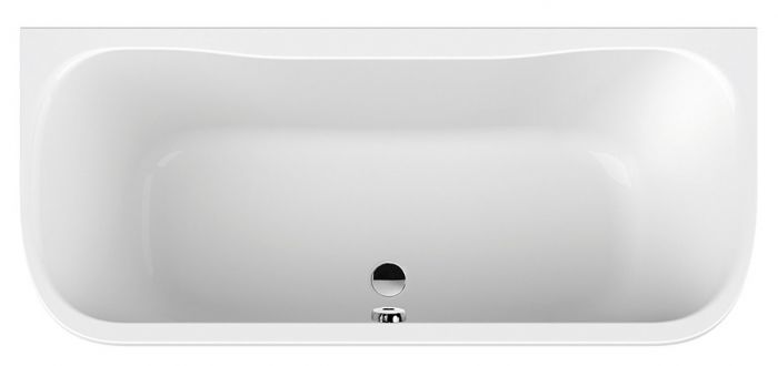 Wanna akrylowa symetryczny przyścienna SANPLAST Luxo WSP-kpl/LUXO 80x180+STW 1800 800 x 640 mm biała EW kompletna | 610370028001000