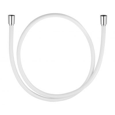 Wąż natryskowy KLUDI SUPARAFLEX SILVER 1250 mm biały/chrom | 610719100