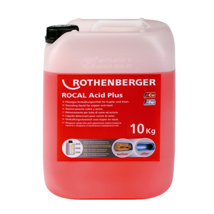 Preparat czyszczący z kamienia ROCAL Acid Plus tylko do systemów technicznych 10 kg
