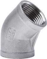 Kolano gwintowany 45st. nakrętne stal nierdzewna 316 GW 1/2"