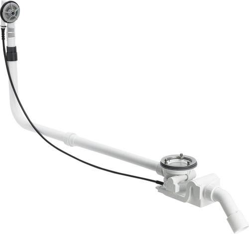 Komplet odpływowo-przelewowy płaski VIEGA Rotaplex 6142.33 do wanien z otworem odpływowym Ø 90 DN 40/50 L 150-680 mm H 180-480 mm model specjalny | 574956