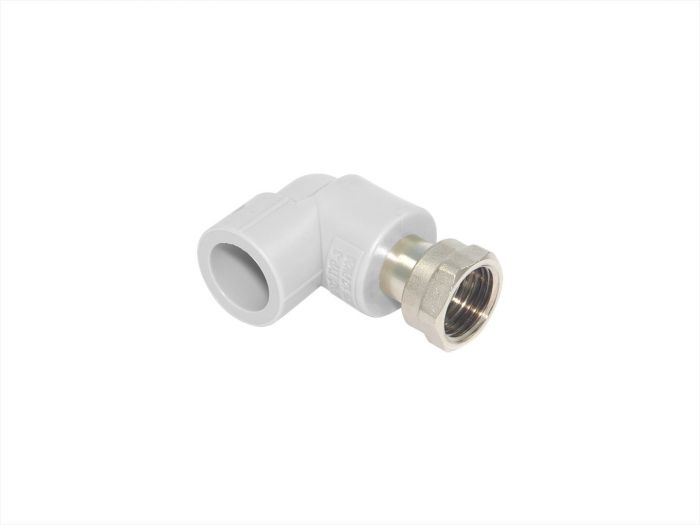 Kolano 90° z półśrubunkiem PP-R 25 x 3/4" GW