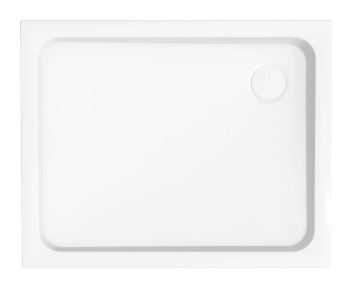 Brodzik akrylowy prostokątny 70 x 100 x 5 cm SANPLAST Free Line B/FREE 70x100x5+STB biały EW  | 615040127101000