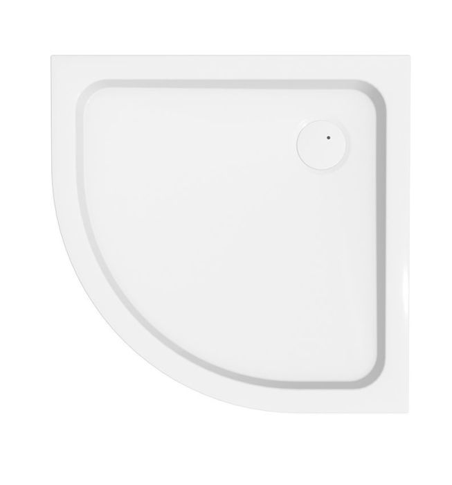 Brodzik półokrągły akrylowy SANPLAST Free Line 800 /10800 /1050 /10biały | 615040142101000