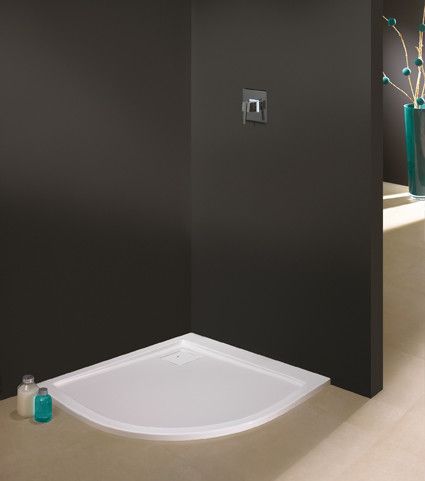 Space Line BP-P/SPACE 80x90x3 brodzik akrylowy prostokątny strona prawa 900 x 800 x 30 mm biały EW