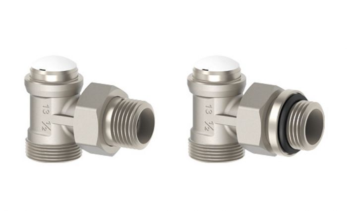 Zawór grzejnikowy odcinający kątowy FIV 1/2" GZ | 6125R104