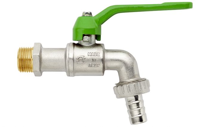 Zawór czerpalny z rączką z końcówką na wąż 3/4" - 1" GZ FIV GARDEN GP 2100 mrozoodporny | 6242R005