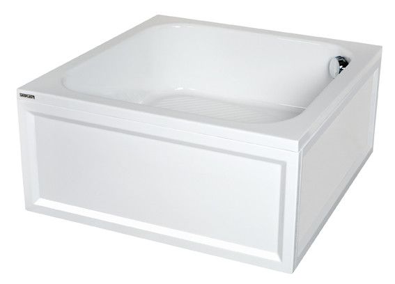 Classic OBb/CL 90x90x28 obudowa z ABS brodzikowa kwadratowy 900 mm biała EW