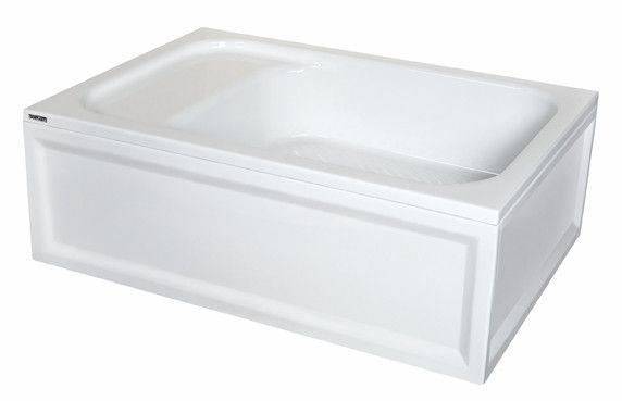 Obudowa z ABS brodzika prostokątny 800 x 150 x 1100 mm SANPLAST Classic OBa/CL 80x110x15 biała EW | 625010033001000