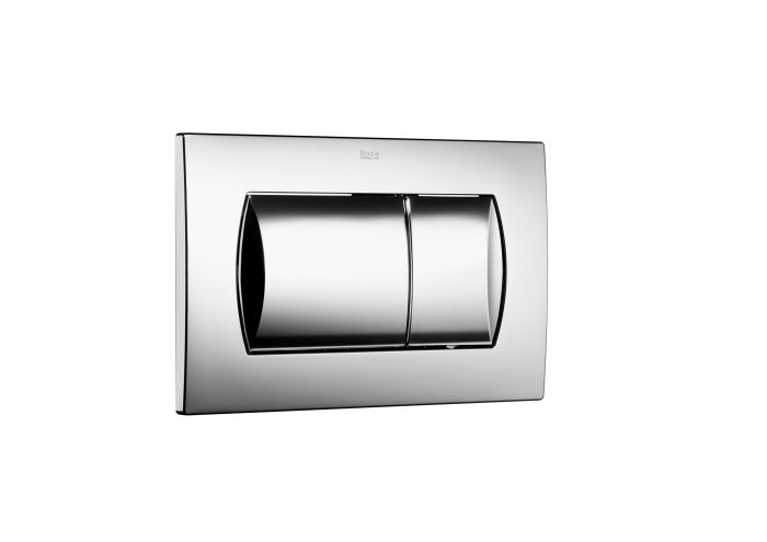 Przycisk spłukujący ROCA ACTIVE 62 B 2-funkcyjny 3/6 l do stelaża podtynkowego chrom połysk 250 x 160 mm | A8901160B1