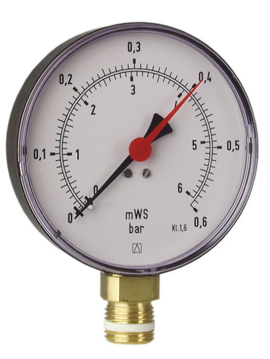Manometr hydrometr radialny RF GZ max 60℃