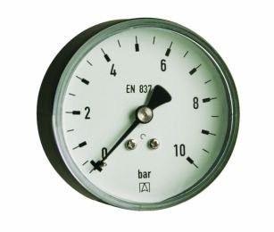 Manometr grzewczy z obudową z tworzywa RF 63 AX 0-6,0 bar, klasa 2,5