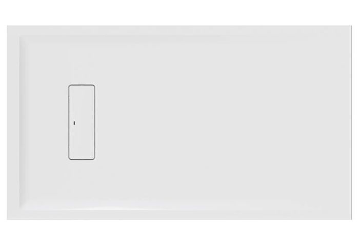 Brodzik prostokątny 90 x 150 x 3 cm SANPLAST Modern Mineral B-M/MODERN 90x150x1,5 biały EW z syfonem z dedykowaną pokrywką  | 645570058001000