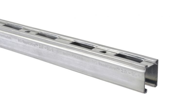 Szyna montażowa stalowa BIS RapidStrut 41x51x2.0 mm 3 m