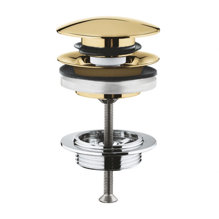 Zawór okrągły odpływowy zamykany cool sunrise GROHE 1 1/4" | 65807GL0