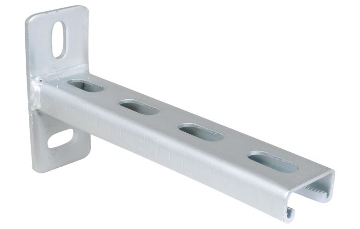 Konsola ścienna stalowa, ocynkowana elektrolitycznie pionowa BIS RapidStrut 600 mm 41 x 21 mm