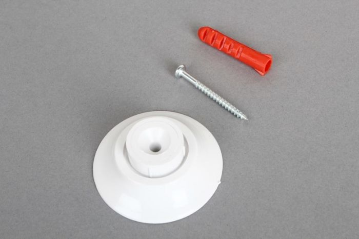 Łącznik sufitowy 24 x 57 x 20 mm do kabin nawannowych i parawanów serii ASPIRA i ZODIAK PLUS kompletny SANPLAST  | 660C0245