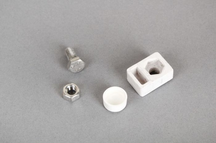 Kostka mocująca kompletna do kabin prysznicowych KP4/ATX-S, KP4/ATX-S+Bpza z tworzywa sztucznego SANPLAST | 660C0394