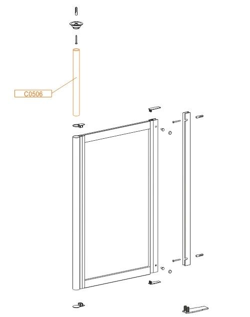 Rura sufitowa SANPLAST | 660C0506