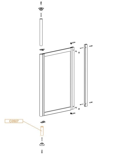 Rura podłogowa SANPLAST | 660C0507
