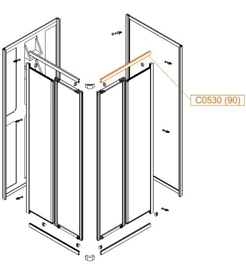 Profil górny do KN/ KT/ KC/ZDPlus SANPLAST | 660C0530