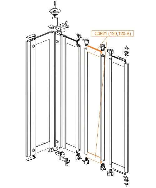 Profil poziomy do KN-PW3/ZDPlus (120) SANPLAST | 660C0621