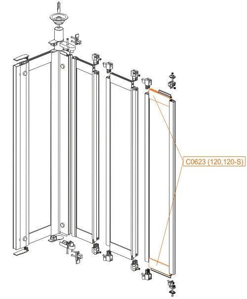 Profil poziomy do KN-PW3/ZDPlus (120) SANPLAST | 660C0623