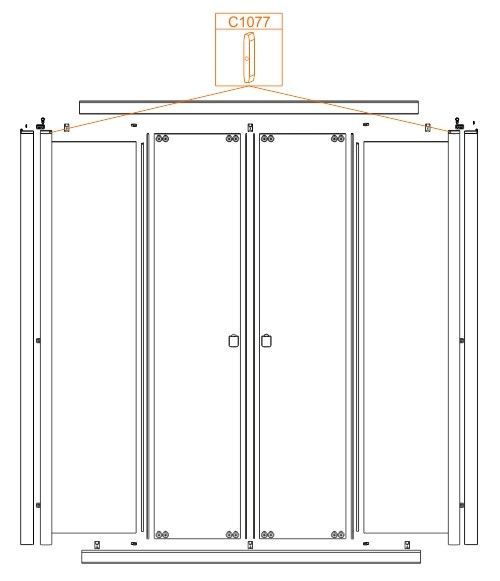 Łącznik profilu SANPLAST | 660C1077