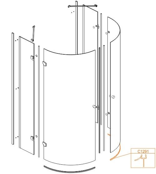 Uszczelka dolna SANPLAST | 660C1291
