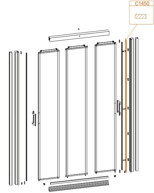 Taśma magnetyczna do KP4/TX5 SANPLAST | 660C1450