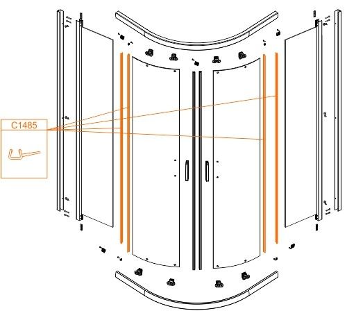 Uszczelka do KP4/TX 90 SANPLAST | 660C1485