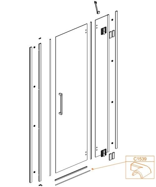Trzymacz progu SANPLAST | 660C15393000000