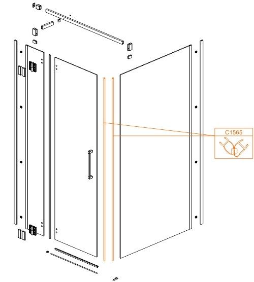 Uszczelka magnetyczna do KNDJ2 SANPLAST | 660C1565