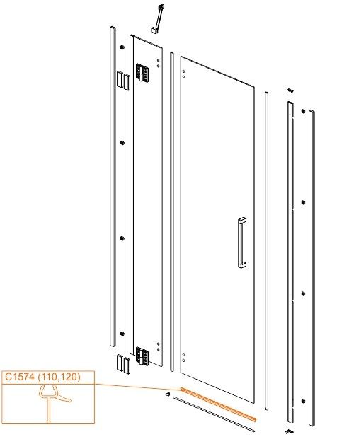 Uszczelka prosta okapowa SANPLAST  | 660C1574