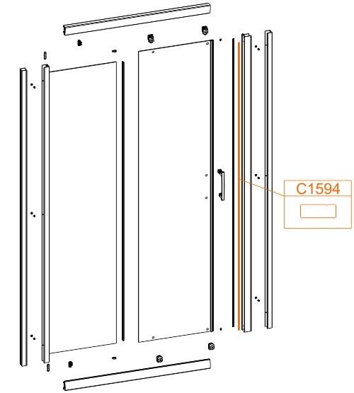 Taśma magnetyczna do DJ/TX5 na profil SANPLAST | 660C1594