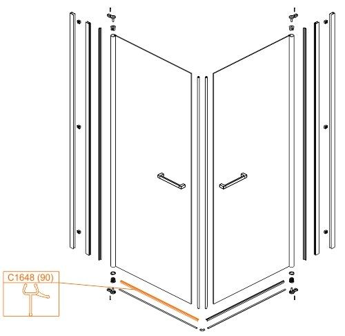 Uszczelka okapowa SANPLAST | 660C1648